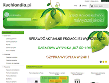 Tablet Screenshot of kuchlandia.pl